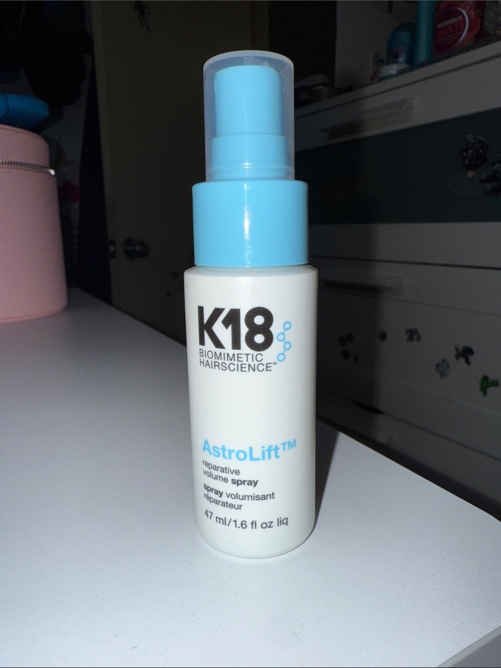 K18 AstroLift Reparative Volume Spray - Blue/White